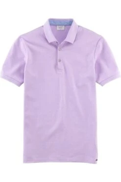 OLYMP Level Five Casual Body Fit Poloshirt Flieder, Meliert