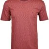 RAGMAN Soft KnitRegular Fit T-Shirt Rundhals Blau/rot,Melange