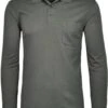 RAGMAN Modern Fit Longsleeve Poloshirt Grau, Meliert -Bekleidung Rabatt Serie 5493691 194 800 1200x1200