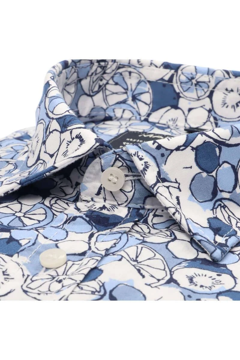 Marvelis Casual Modern Fit Hemd Bleu, Gemustert 4 Marvelis Casual Modern Fit Hemd Bleu, Gemustert – Bild 2