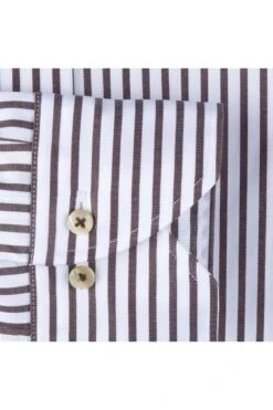 Stenströms Fitted Body Hemd Weiss/braun, Gestreift -Bekleidung Rabatt Serie 612261 8448 282 2 800 1200x1200