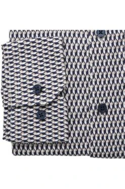 Desoto Slim Fit Jerseyhemd Weiss/blau/braun, Gemustert -Bekleidung Rabatt Serie 63328 3 825 2 800 1200x1200