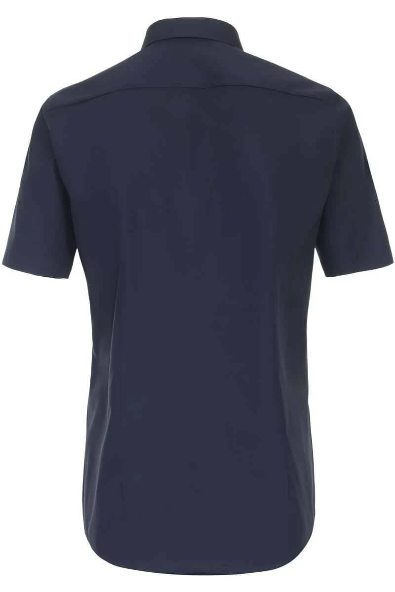 Venti Modern Fit Hemd Navy, Einfarbig 6 Venti Modern Fit Hemd Navy, Einfarbig – Bild 4