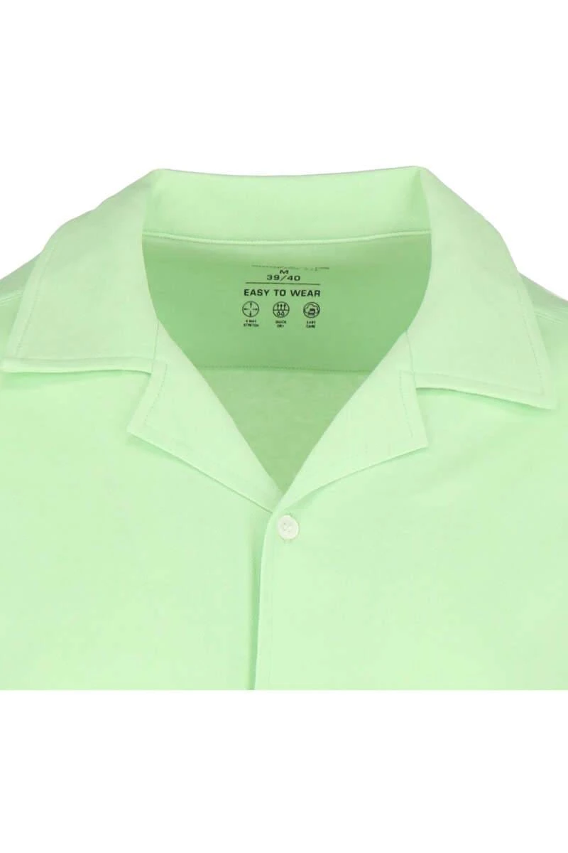 Marvelis Modern Fit Poloshirt Hellgrün, Einfarbig 4 Marvelis Modern Fit Poloshirt Hellgrün, Einfarbig – Bild 2