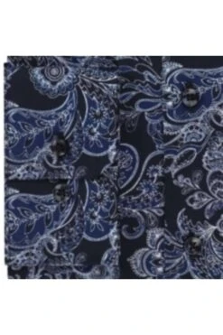 Seidensticker Slim Fit Hemd Dunkelblau, Gemustert -Bekleidung Rabatt Serie 642380 19 3 800 1200x1200