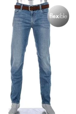 Alberto Pipe Regular Fit Five-Pocket Herren Jeans Blau