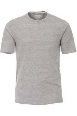 Redmond Regular Fit T-Shirt Rundhals Grau,Einfarbig