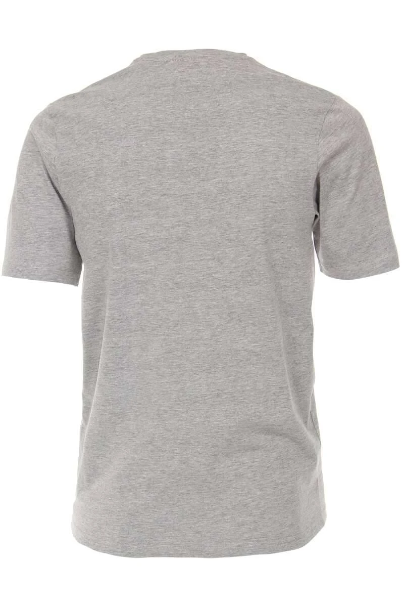 Redmond Regular Fit T-Shirt Rundhals Grau,Einfarbig 6 Redmond Regular Fit T-Shirt Rundhals Grau,Einfarbig – Bild 4