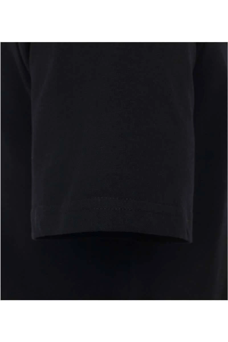 Redmond CasualRegular Fit T-Shirt Henleykragen Schwarz,Einfarbig 5 Redmond CasualRegular Fit T-Shirt Henleykragen Schwarz,Einfarbig – Bild 3
