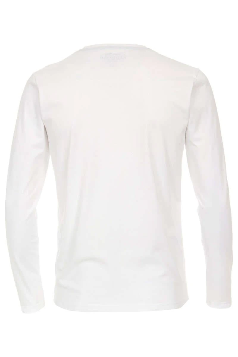 Redmond Casual Longsleeve Weiss 5 Redmond Casual Longsleeve Weiss – Bild 3