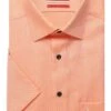 Marvelis Modern Fit Hemd Orange, Faux-uni