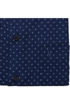 Marvelis Modern Fit Hemd Marine, Gemustert -Bekleidung Rabatt Serie 7253 32 18 4 800 1200x1200