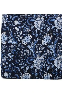 Marvelis Modern Fit Hemd Marine/weiss, Blumen -Bekleidung Rabatt Serie 7290 32 18 2 800 1200x1200