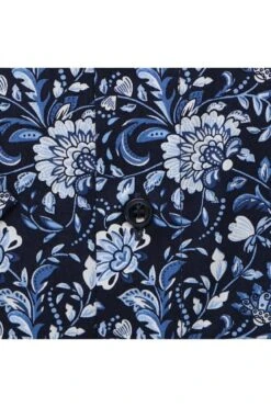 Marvelis Modern Fit Hemd Marine/weiss, Blumen -Bekleidung Rabatt Serie 7290 32 18 3 800 1200x1200