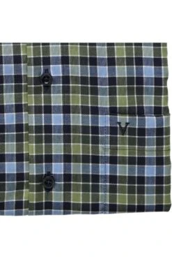 Marvelis Modern Fit Hemd Oliv, Kariert -Bekleidung Rabatt Serie 7300 24 47 4 800 1200x1200