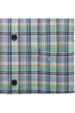 Marvelis Modern Fit Hemd Blau/grün/weiss, Kariert -Bekleidung Rabatt Serie 7300 34 45 4 800 1200x1200