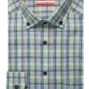 Marvelis Modern Fit Hemd Blau/grün/weiss, Kariert