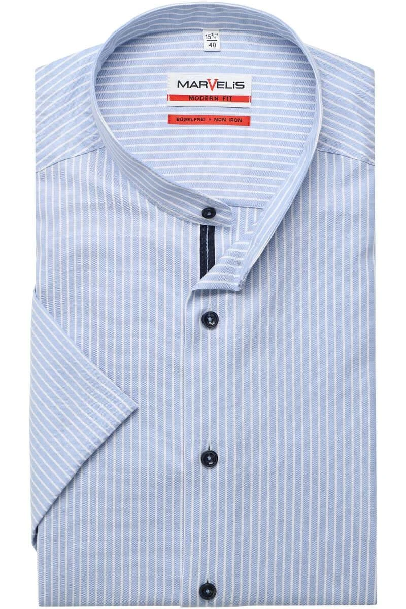 Marvelis Modern Fit Hemd Bleu, 3 Marvelis Modern Fit Hemd Bleu,