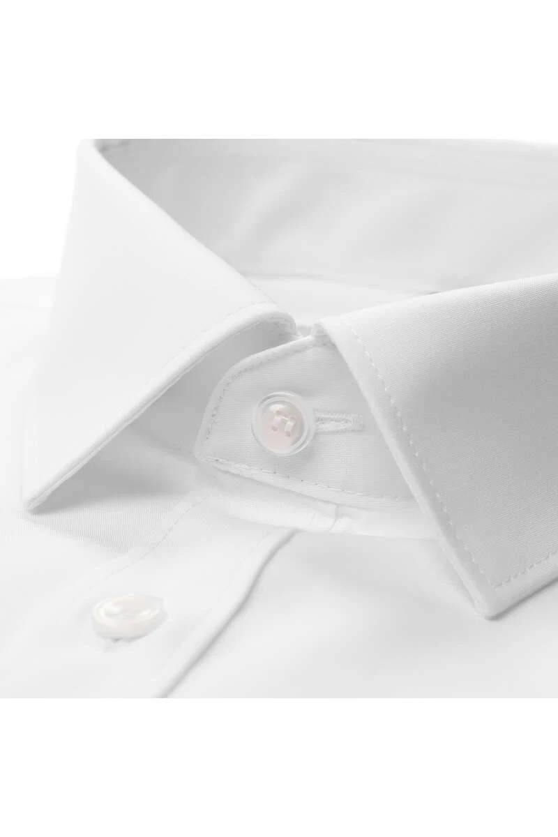 Marvelis Super Slim Hemd Weiss, Einfarbig 4 Marvelis Super Slim Hemd Weiss, Einfarbig – Bild 2