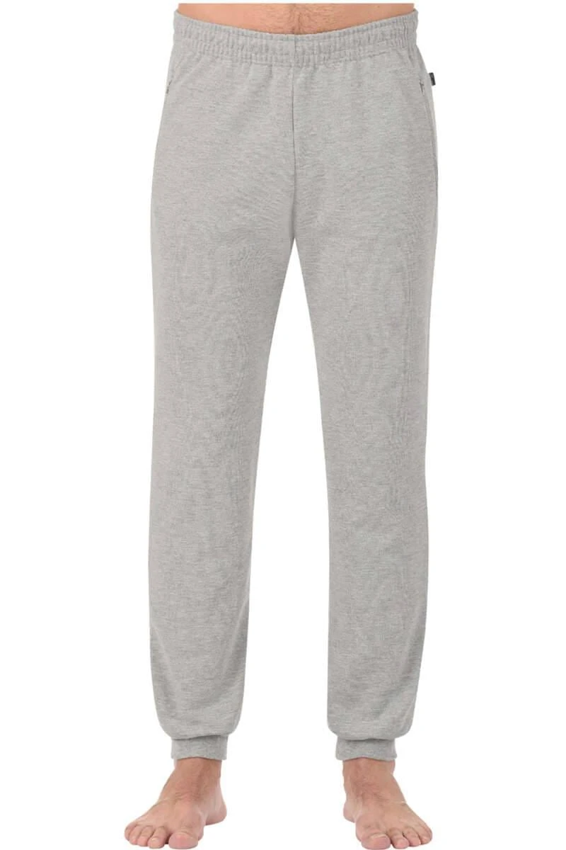 TRIGEMA Straight Fit Jogginghose Grau 4 TRIGEMA Straight Fit Jogginghose Grau – Bild 2