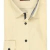 Marvelis Body Fit Hemd Zitronengelb, Faux-uni