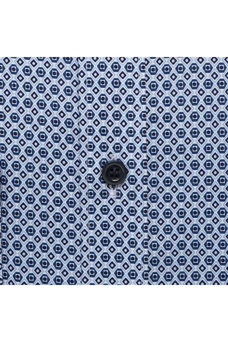 Marvelis Body Fit Hemd Blau/weiss, Gemustert 6 Marvelis Body Fit Hemd Blau/weiss, Gemustert – Bild 4