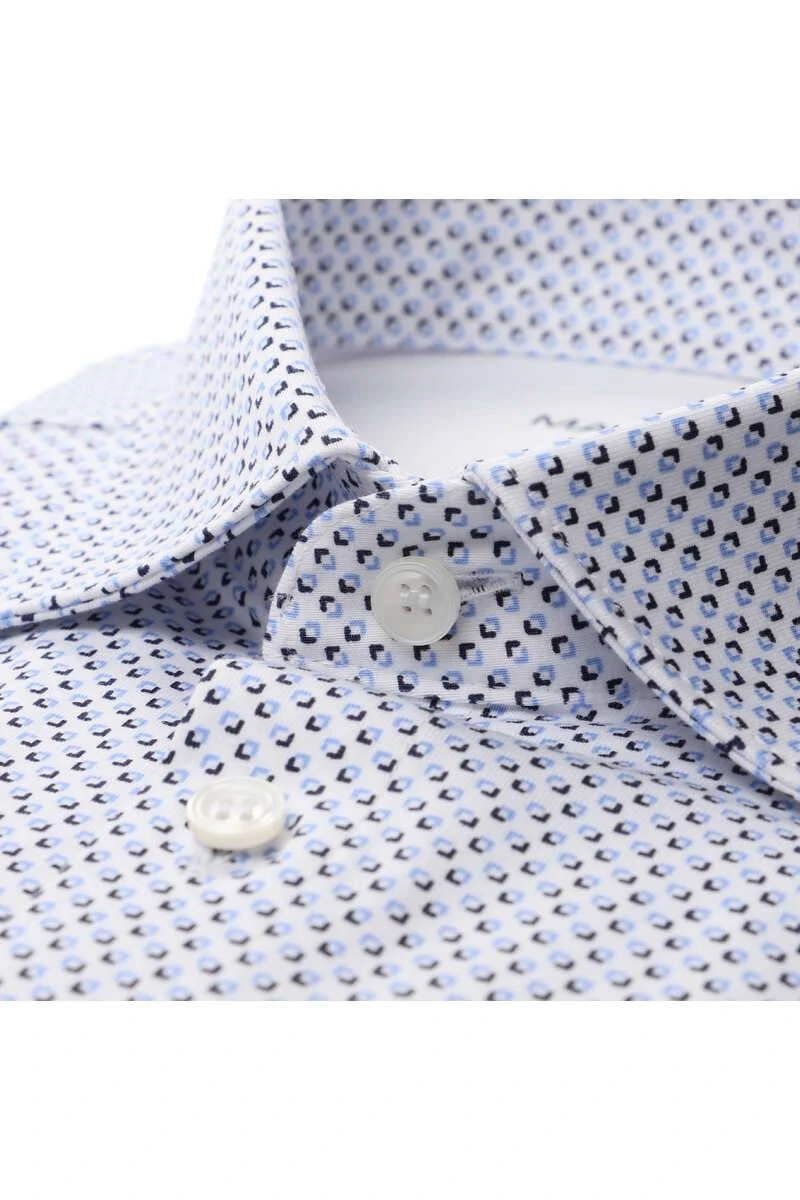 Marvelis Body Fit Jerseyhemd Bleu, Gemustert 4 Marvelis Body Fit Jerseyhemd Bleu, Gemustert – Bild 2