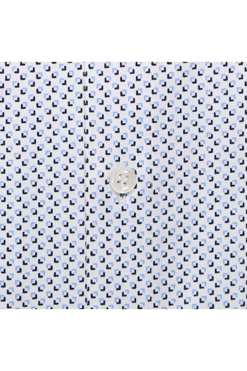 Marvelis Body Fit Jerseyhemd Bleu, Gemustert 6 Marvelis Body Fit Jerseyhemd Bleu, Gemustert – Bild 4