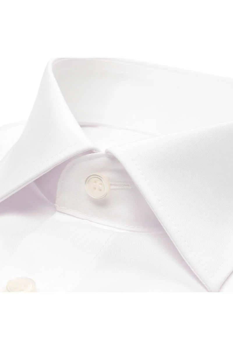 Marvelis Comfort Fit Hemd Weiss, Einfarbig 4 Marvelis Comfort Fit Hemd Weiss, Einfarbig – Bild 2