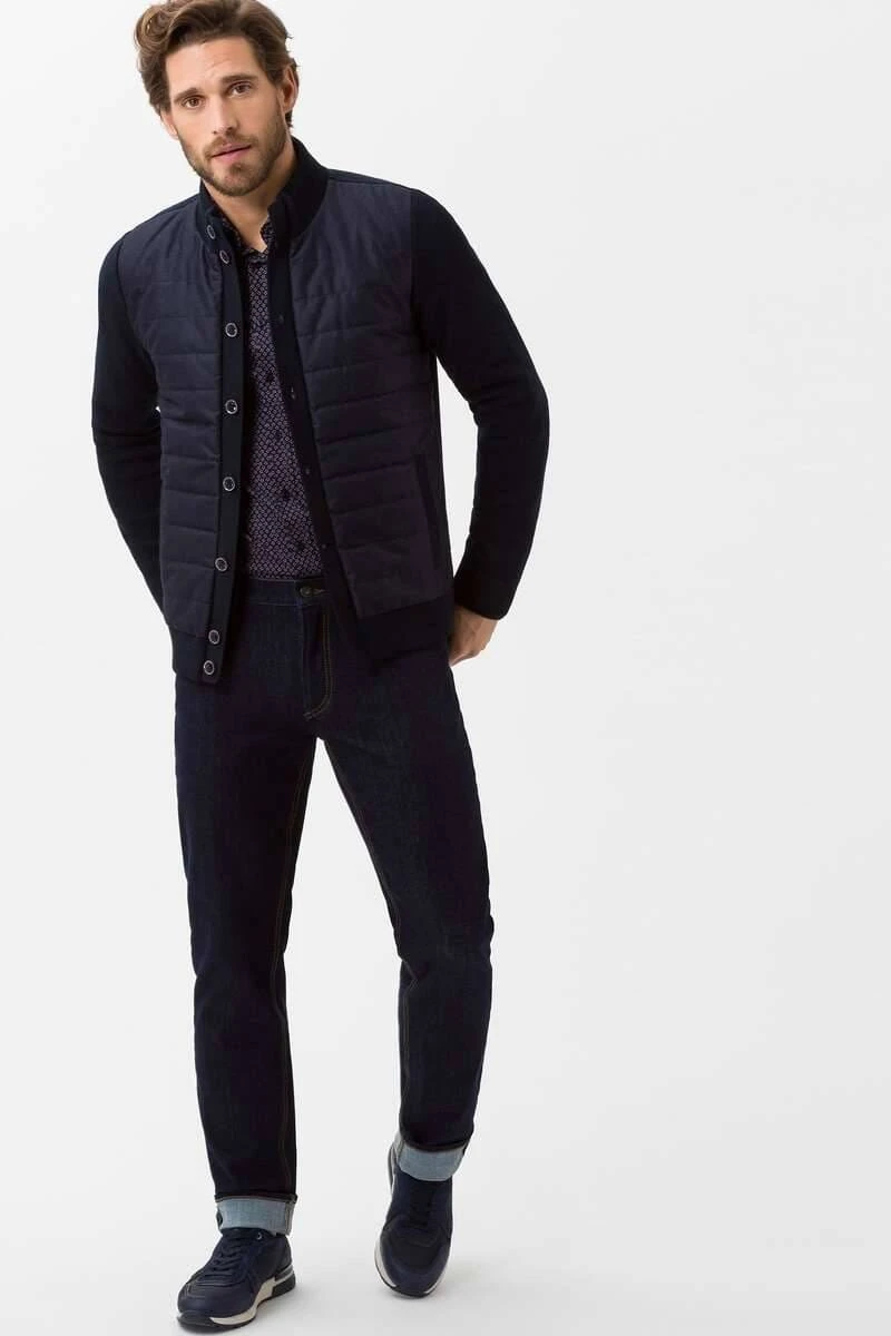 Brax Hi-FLEX Slim Fit Five-Pocket Herren Jeans Dunkelblau 5 Brax Hi-FLEX Slim Fit Five-Pocket Herren Jeans Dunkelblau – Bild 3