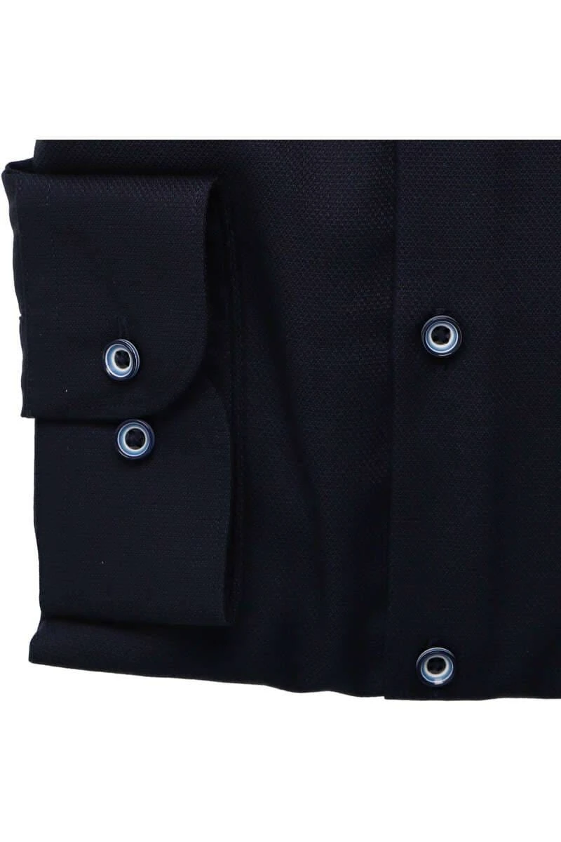 ETERNA Super Slim Hemd Marine, Strukturiert 5 ETERNA Super Slim Hemd Marine, Strukturiert – Bild 3