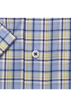 ETERNA Modern Fit Hemd Mittelblau, Kariert -Bekleidung Rabatt Serie 8213 C18U 12 3 800 1200x1200