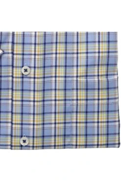 ETERNA Modern Fit Hemd Mittelblau, Kariert -Bekleidung Rabatt Serie 8213 C18U 12 4 800 1200x1200