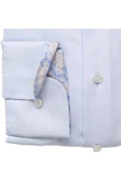 ETERNA 1863 Slim Fit Hemd Mittelblau, Strukturiert -Bekleidung Rabatt Serie 8266 F649 12 2 800 1200x1200