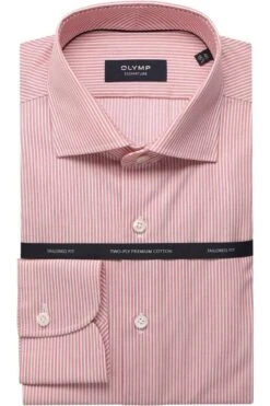 OLYMP SIGNATURE Tailored Fit Hemd Rot,