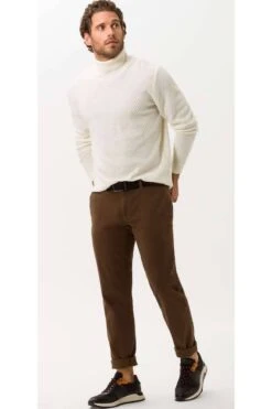 Brax Hi-FLEX Modern Fit Herren Chino Nougat,Einfarbig -Bekleidung Rabatt Serie 851647 7882020 53 3 800 1200x1200