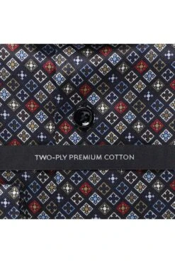 OLYMP SIGNATURE Tailored Fit Hemd Blau/rot, Gemustert -Bekleidung Rabatt Serie 8561 89 14 3 800 1200x1200