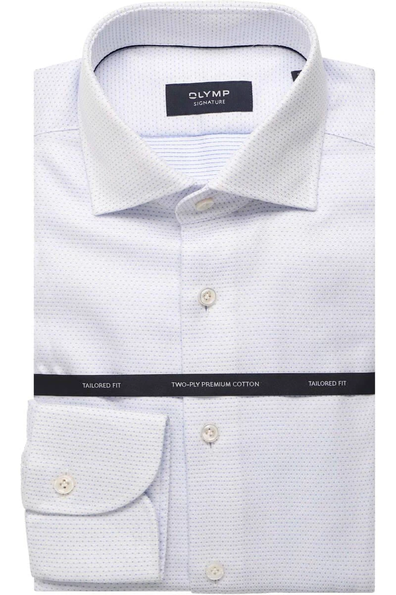 OLYMP SIGNATURE Tailored Fit Hemd Hellblau, 3 OLYMP SIGNATURE Tailored Fit Hemd Hellblau,