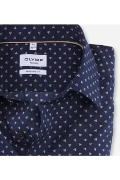 OLYMP Tendenz Modern Fit Hemd Blau/beige, Gemustert -Bekleidung Rabatt Serie 8636 32 22 1 8001VxXDMdE2mZhj 1200x1200