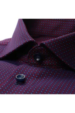 OLYMP Level Five Body Fit Hemd Blau/rot, Gemustert -Bekleidung Rabatt Serie 8817 30 35 1 800 1200x1200