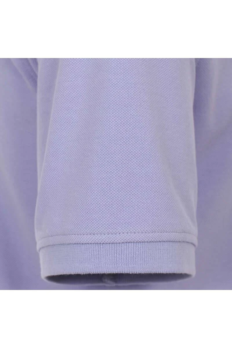Redmond Casual Regular Fit Poloshirt Lila, Einfarbig 5 Redmond Casual Regular Fit Poloshirt Lila, Einfarbig – Bild 3
