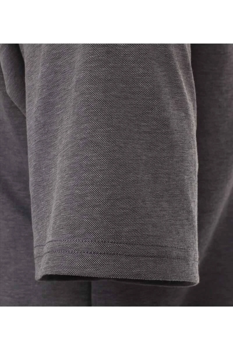 Redmond Casual Poloshirt Anthrazit, Einfarbig 5 Redmond Casual Poloshirt Anthrazit, Einfarbig – Bild 3