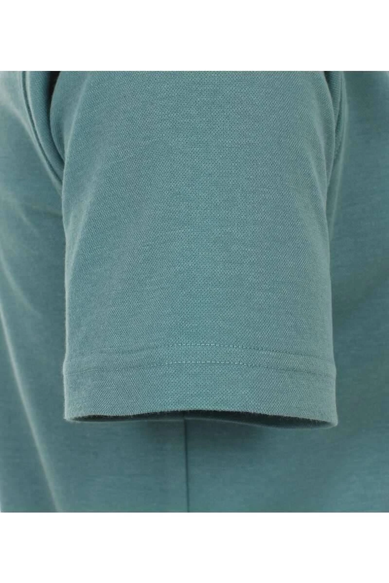 Casa Moda Casual T-Shirt Rundhals Blau,Einfarbig 4 Casa Moda Casual T-Shirt Rundhals Blau,Einfarbig – Bild 2