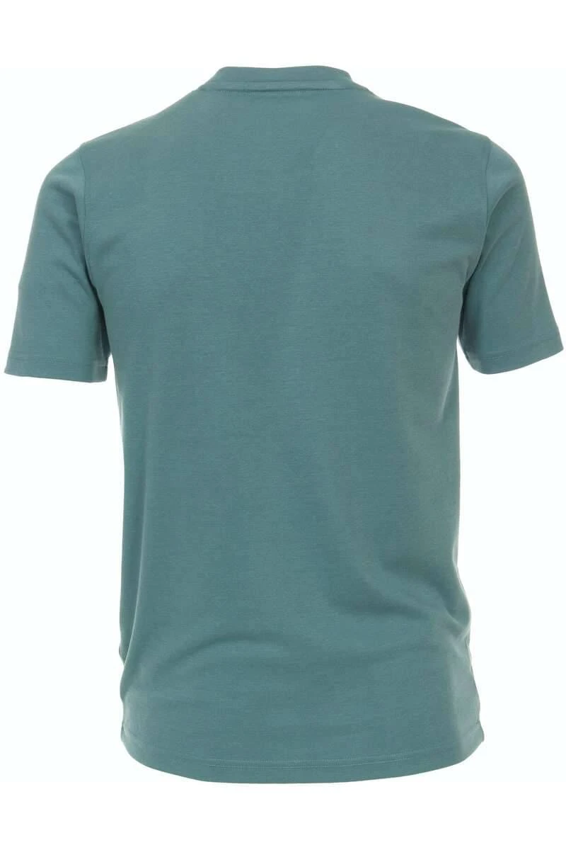 Casa Moda Casual T-Shirt Rundhals Blau,Einfarbig 6 Casa Moda Casual T-Shirt Rundhals Blau,Einfarbig – Bild 4