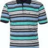 Casa Moda Casual Fit Poloshirt Türkis, Gestreift 2 Casa Moda Casual Fit Poloshirt Türkis, Gestreift -Bekleidung Rabatt Serie 933996300 354 800 1200x1200