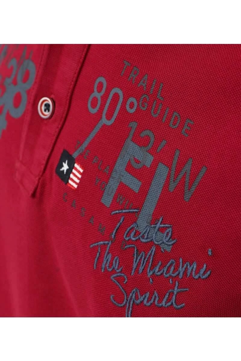 Casa Moda Casual Fit Poloshirt Pflaume, Einfarbig 5 Casa Moda Casual Fit Poloshirt Pflaume, Einfarbig – Bild 3