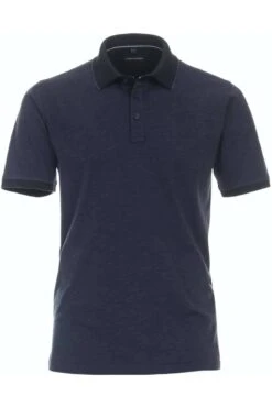 Casa Moda Casual Fit Poloshirt Aqua, Melange