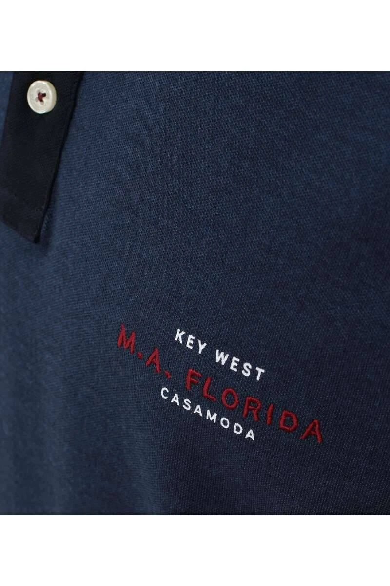 Casa Moda Casual Fit Poloshirt Aqua, Einfarbig 5 Casa Moda Casual Fit Poloshirt Aqua, Einfarbig – Bild 3