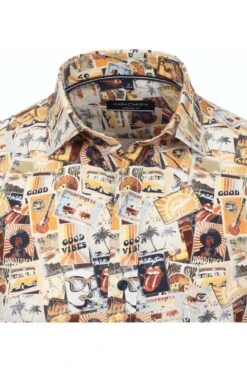 Casa Moda Comfort Fit Hemd Beige, Gemustert 7 Casa Moda Comfort Fit Hemd Beige, Gemustert -Bekleidung Rabatt Serie 934091700 200 1 800 1200x1200