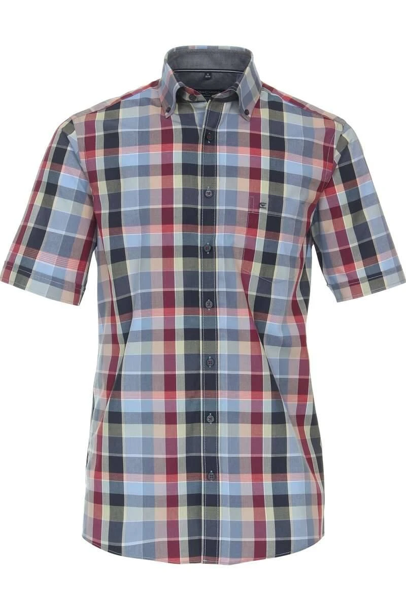 Casa Moda Comfort Fit Hemd Blau/braun, Kariert 3 Casa Moda Comfort Fit Hemd Blau/braun, Kariert